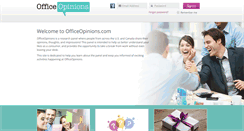 Desktop Screenshot of officeopinions.com
